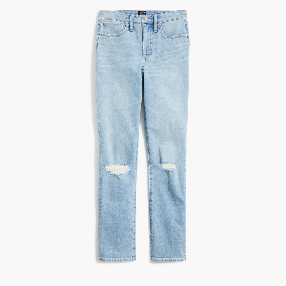 J.Crew Essential straight jean in all-day stretch